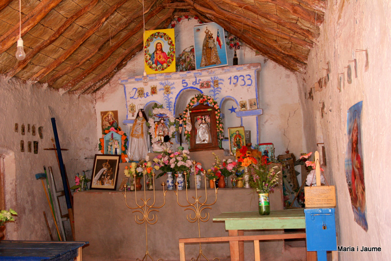 Interior de l'església de Machuca